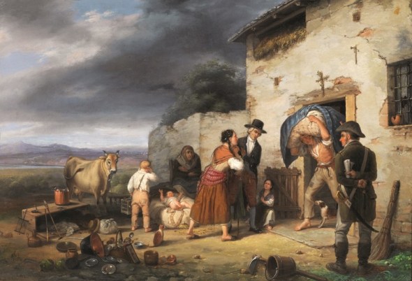 Carlo-Canella-Verona-1800-Milano-1879-LO-SFRATTO