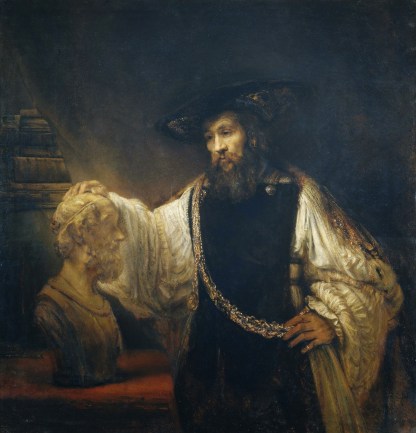 1653 Aristotele Contempla Il Busto Di Omero - Rembrandt